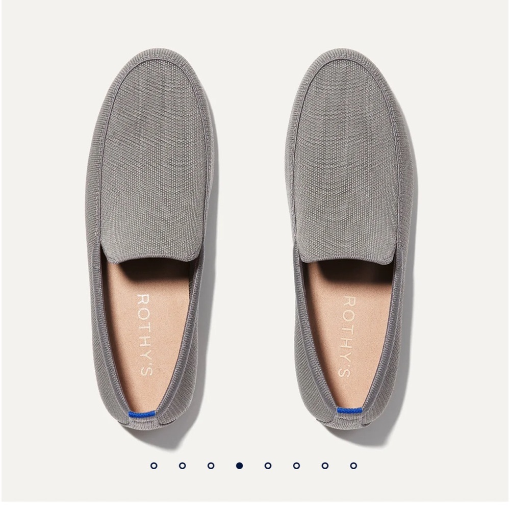 Rothy's Men's Gray Slip-On Loafers